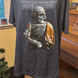 Out of Print Gray Bounty Hunter Tee
